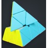 TANCH Pyramid Speed Cube Stickerless Triangle Magic Cube Puzzle Toy