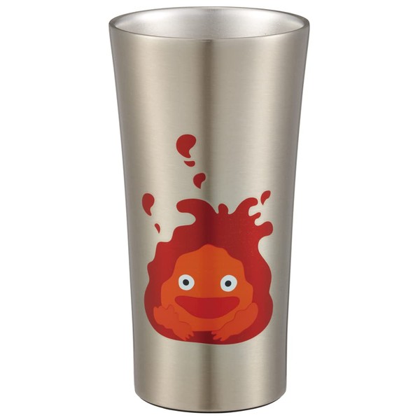 Skater STB4N-A Calcifer Studio Ghibli Thermal Insulated Stainless Steel Tumbler, 13.5 fl oz (400 ml), Howl's Moving Castle