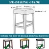HFCNMY Stool Covers Rectangle, Stretch Waterproof PU Rectangle Bar Stool