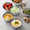 Yuanlity 10 oz Small Ceramic Bowls Set of 6, 4.5