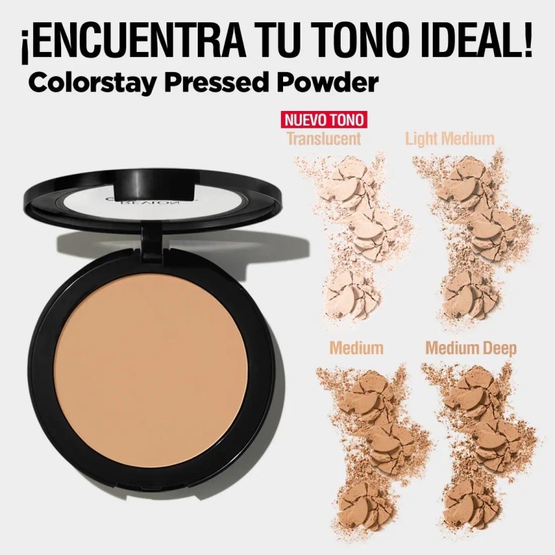 Polvo Compacto Revlon Colorstay Pressed Powder Tono Medium