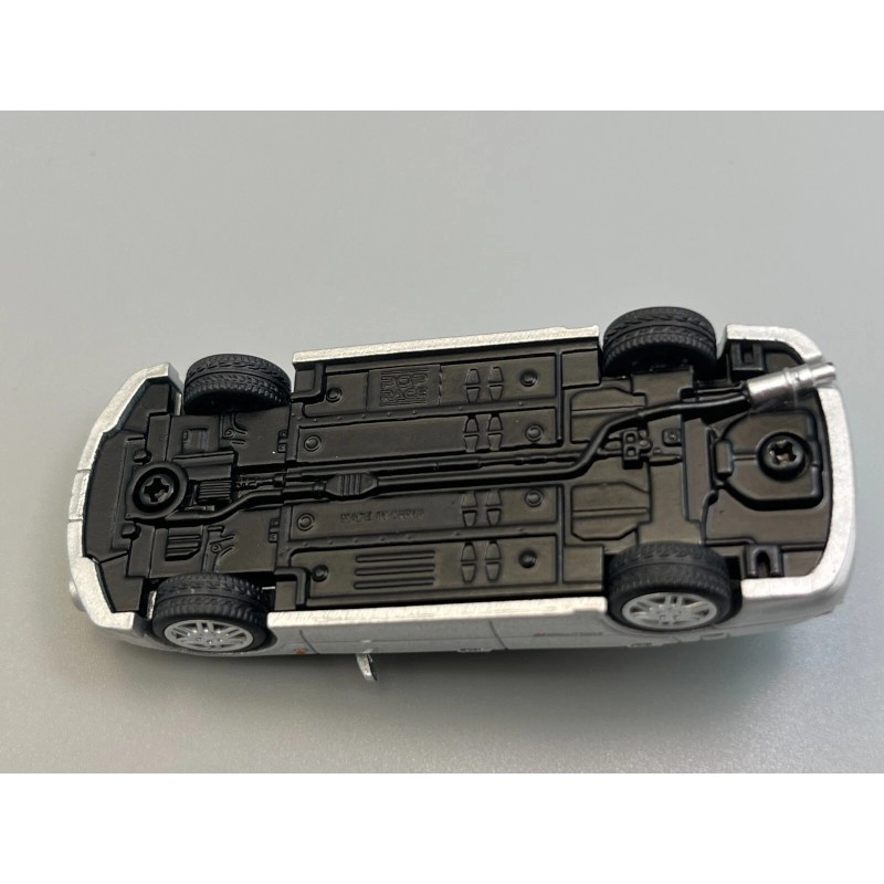 Poprace Mitsubishi Lancer Evolution IV Silver with engine 1/64 Scale