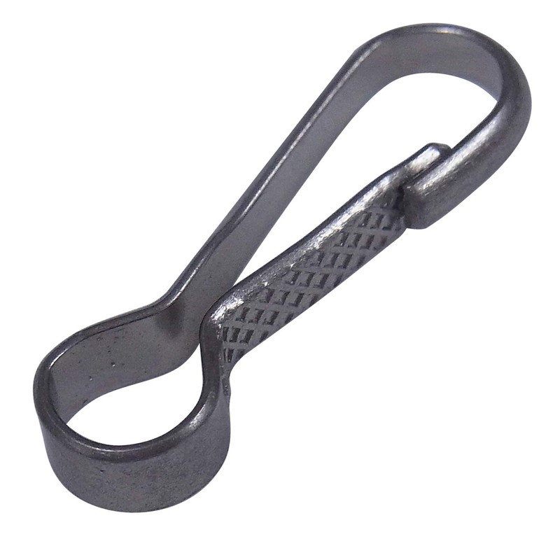 Nissa Chain IKS-107 No.1014 Antique Silver Round Snaps, Set of