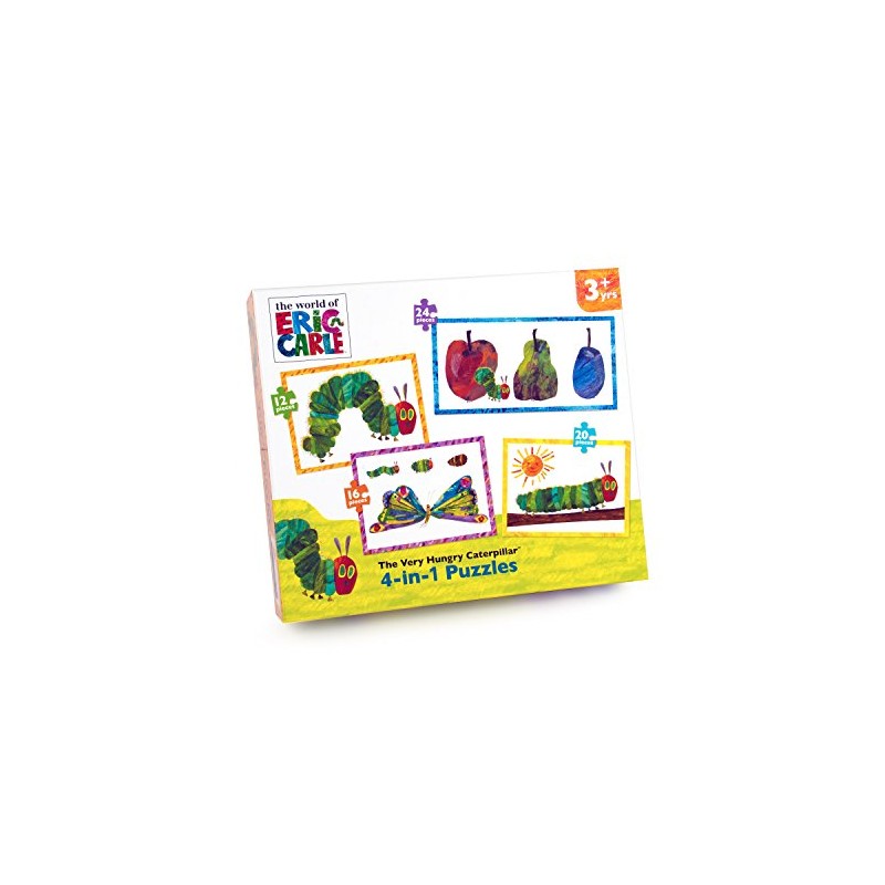 Paul Lamond 6135 'The Very Hungry Caterpillar' 4-in-1 Puzzle Set