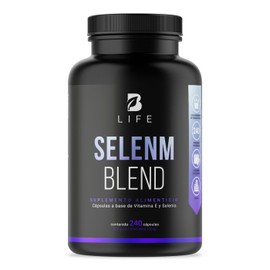 Selenio de 240 Cpsulas. Ingredientes naturales con Vitamina E para mayor absorcin. Selenm Blend B Life                                                