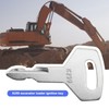VGOL 5PCS K250 Ignition Keys Compatible with Case Mini Excavator