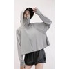 [MiniAya] ラッシュガード レディース uvカット パーカー 日焼け対策 冷感 夏 軽量 薄手