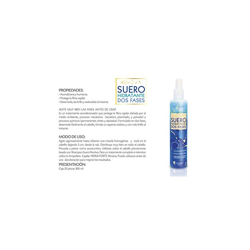 NE KANE CAPILAR Suero hidratante dos fases Nekane capilar 300ml