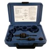 Disston E0103112 Boxed Blu-Mol Bi-Metal Hole Saw Kits, 9-Piece Locksmith's Kit