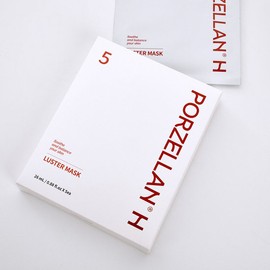 Pozelan H Luster Mask Pack 1 BOX (5 Sheets) / 포젤란H 러스터 마스크팩 1BOX (5매)