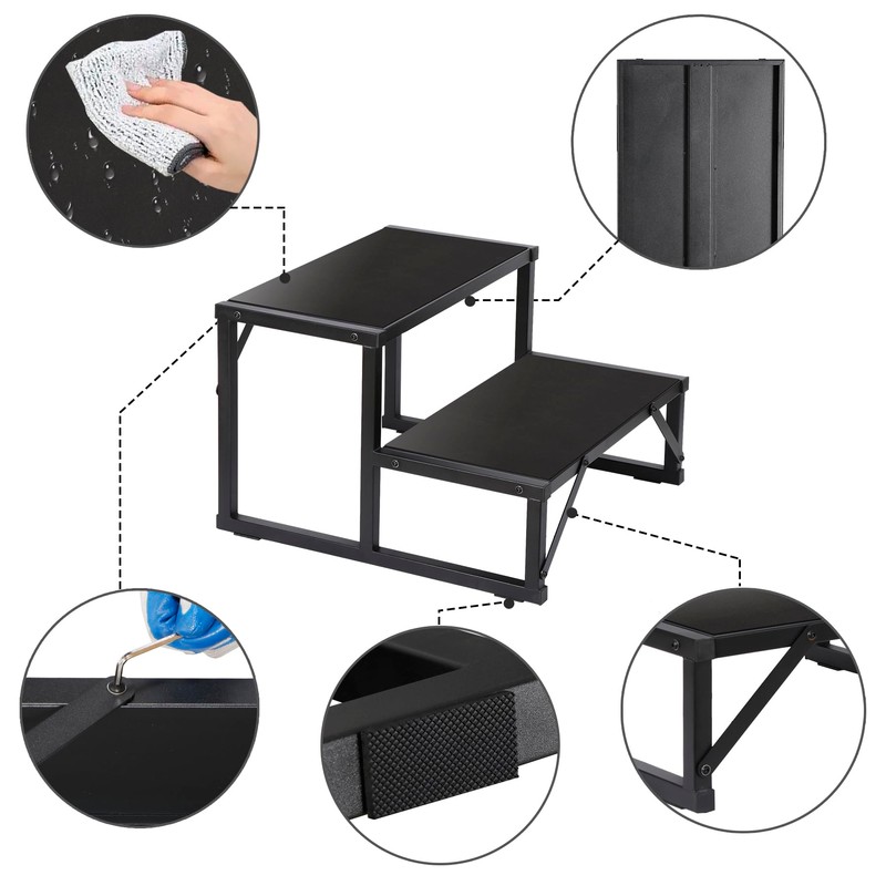 Talustool Hot Tub Step 500LBS Capacity Spa Side Step 2-Step