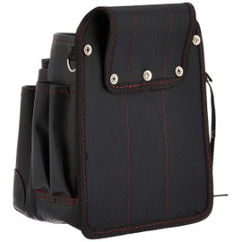 Densan ND-833H-SR Waist Bag, Electricians High Pouch, High-grade, 3 Tier Pockets