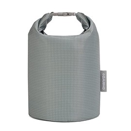 Roll'eat ® | 2.5L Waterproof Bag Eco Friendly BPA Free Insulated Wetness Clothes or Items - Grab'n'Go Active Grey Waterproof Bags, gray, Waterproof pockets