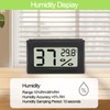 Farerkass Pack of 8 Hygrometers, Digital Mini Humidity Meter with