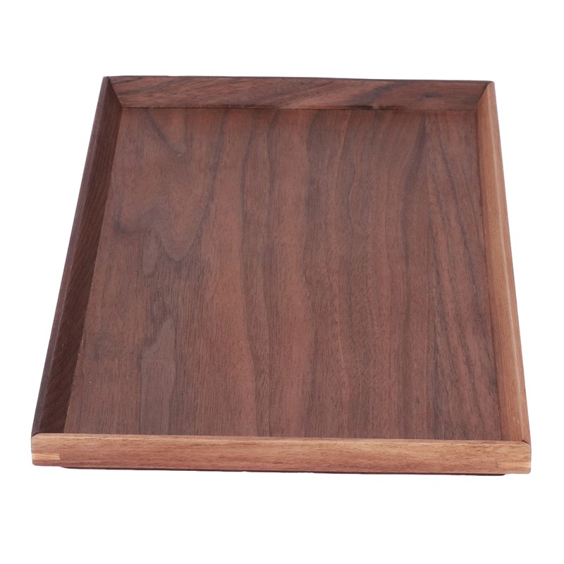 Walnut Wooden Tray Rectangle Serving Tray Tenon Structure Chinese For