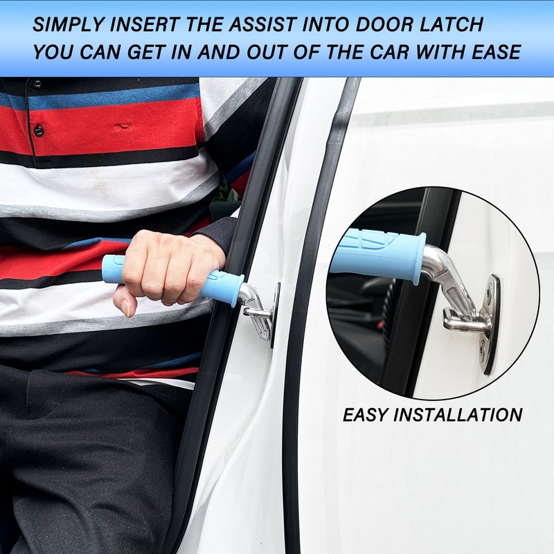 EILITWAY 2 Pack Car Door Handle for Elderly Car Handle