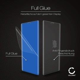 CELLONIC® Display Schutzglas kompatibel mit Ford SYNC 3 Focus Fiesta Kuga Navigationsgerät (2.5D 9H 0,33mm Full Glue) Schutzfolie Transparent Displayschutz Glas GPS Schutz Folie Screen Protector