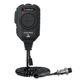 Albrecht VOX 4 Pin Version 1 42120 Microphone with ANC Suitable for Various CB Radios Hands-Free Communication