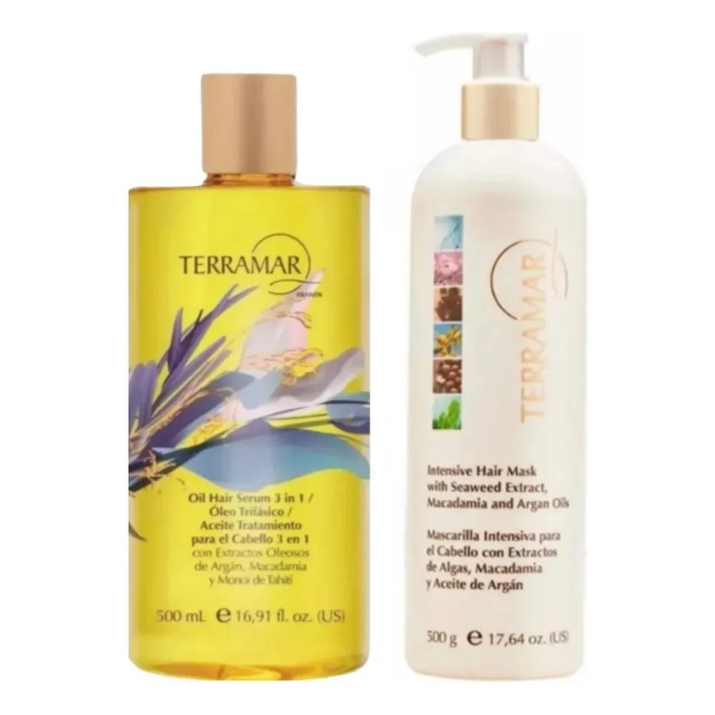 Set Jumbo Terramar Óleo 3 En 1+ Mascarilla Capilar Intensiva