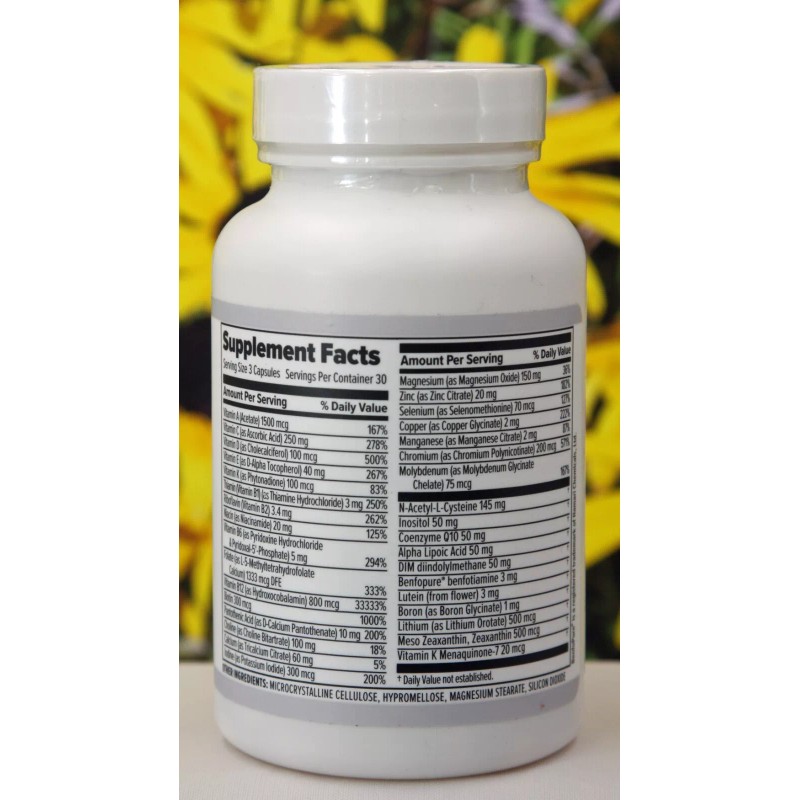 10X Health Optimize Methylated Multivitamin 90 Capsules, 07/26 Exp