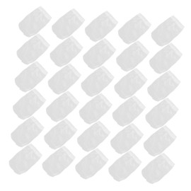 DECHOUS 30Pcs Pool Filter Skimmer Socks White Elastic Pool Cleaning Bags Captures Leaves Debris Reusable Filter Basket Accessories