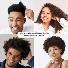 Crema hidratante para rizos de nivel 3, con aceite de coco y jojoba para cabello rizado y rizado, bloquea la humedad y el brillo