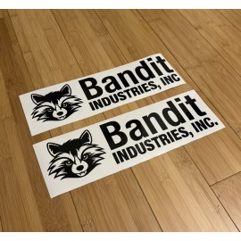 Brush Bandit Industries Wood Chipper Decals 12” (Set Of 2) Replacement STICKER