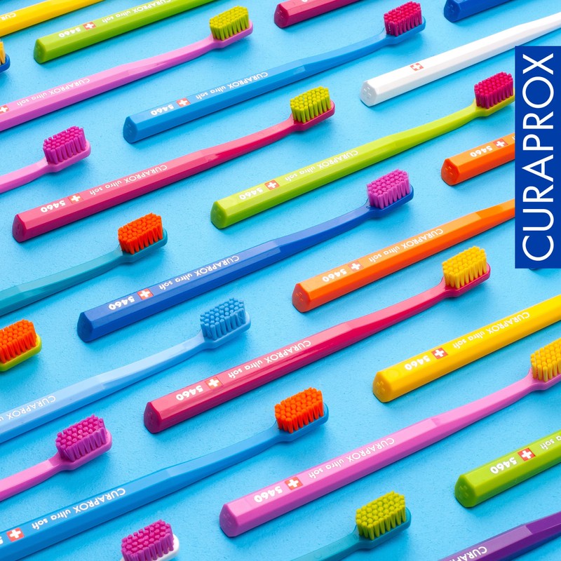 Curaprox 5 x Zahnbürste CS 5460 Ultra Soft - Handzahnbürste