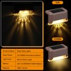 Geelin 32 Pcs Solar Deck Lights Outdoor, Waterproof LED Solar