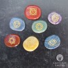 NEW Engraved Chakra Stone Set (Boxed) - Seven 1" Natural