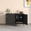 Steehoom Locker Nightstand with Lock and Adjustable Shelf, Dorm Lockable