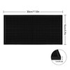 Proxima Direct Bar Mat, 12" x 6" PVC Black Drink