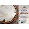 100% Pure Rendered NON GMO Beef Tallow-Food Grade- 7LBS