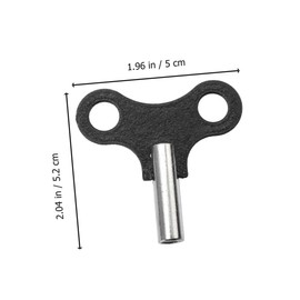TEHAUX 4pcs Practical Iron Clock Winding Keys Durable Clock Winding Tools for Personal Professional Use Comfortable Grip with Slip Design for Vintage