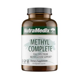 NutraMedix Methyl Complete - Cápsulas completas de metilación y apoyo energético - Vitamina B2, B6, B12 y folato - con monohidrato de creatina y betaí