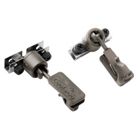 Takasho CLF-02C Sunshade Hardware Shade Mounting Hook, Free Clip, Set of 2, 3.3 inches (8.5 cm), Bronze, Fastener, Compatible with Window Sash, Freely Adjustable, Nylon Resin, Stainless Steel