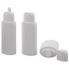 Kosmetex Oval Folding Bottles 200 ml Empty for Filling with
