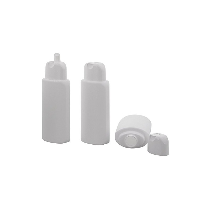 Kosmetex Oval Folding Bottles 200 ml Empty for Filling with