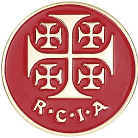RCIA Jerusalem Cross Pin