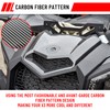 SAUTVS Carbon Fiber Pattern Turbo Hood for Can Am X3,