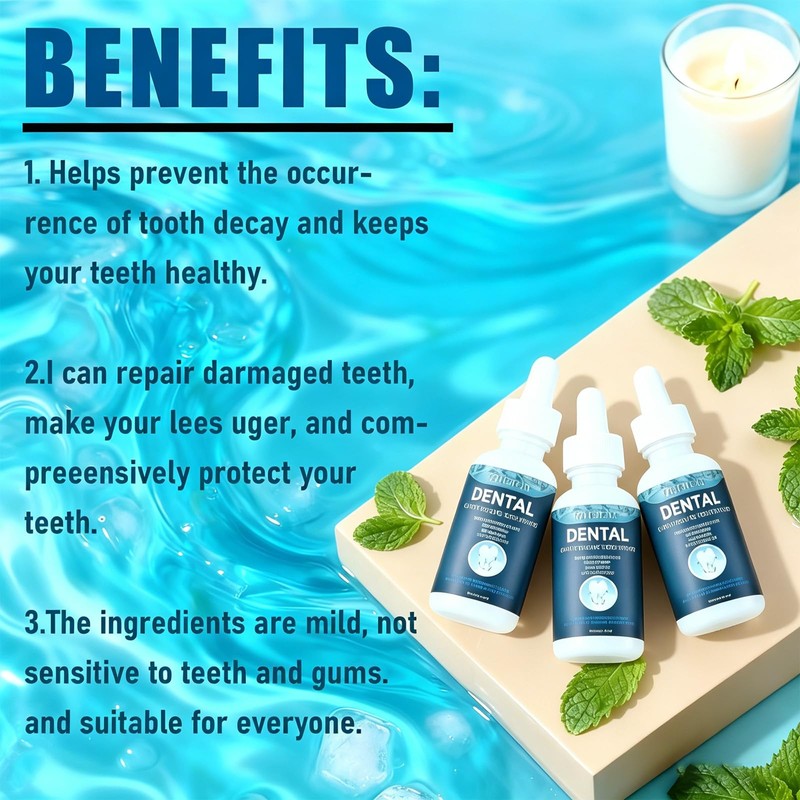 Advanced Enamel Repair Liquid with Nano Hydroxyapatite & Theobromine, Remineralizing