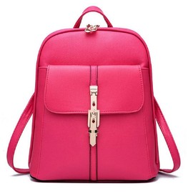 Lunar Berry 111 Backpack, Sack, Adult, Cute Backpack, PU Leather, Large Capacity, Women's, Pink