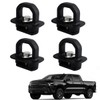 Aliminyy 4pcs Tie Down Anchors Truck Bed Side Wall Anchor