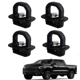 Aliminyy 4pcs Tie Down Anchors Truck Bed Side Wall Anchor Fit for 2007-2023 Chevy Silverado/GMC Sierra,2015-2023 Chevy Colorado/GMC Canyon Pick Up Truck Bed Cargo Hooks, DZ97903