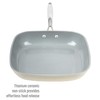 Goodful Ceramic Nonstick 11 Inch Grill Pan, Dishwasher Safe Pots