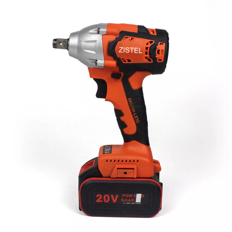 Zistel 20V Cordless Impact Wrench Kit 1/2" 520Nm High Torque