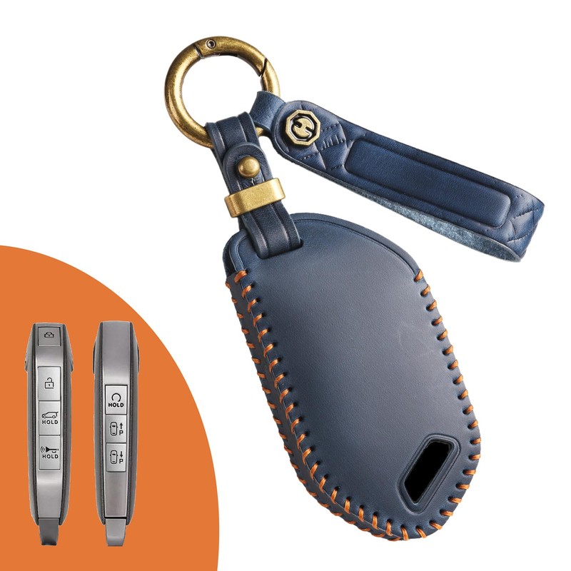 ontto Cowhide Car Key Cover fit for Kia Telluride 2023
