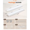 ALUSSO LIGHTING® 12 Inch LED Under Cabinet Lighting Hardwired Plug