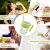 pegirra Control Flow Cup With Two Style Lids,Lightweight Clear Senior