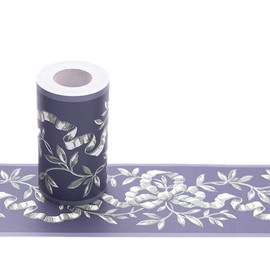 UPREDO Decorative Floral Molding Wallpaper Border Peel and Stick Paper for Bathroom Kitchen Backsplash Decal Sticker,4 Inch by 32.8ft (Pattern5)